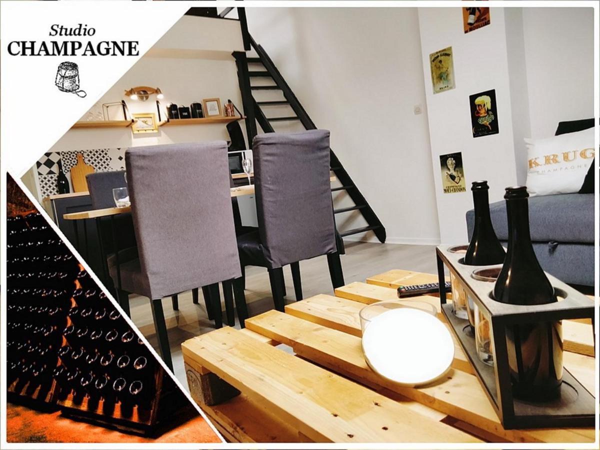 Апартаменты Studio Champagne Реймс Экстерьер фото